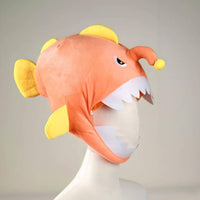Anglerfish Hat Photo Prop Funny Marine Creature Head Mask PP Cotton Filled