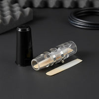 Saxophone Mouthpiece Includes Cap and Acoustic Plate Saxophone Mouthpiece Easy to Install Wind Instrument Accessory for Students