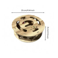 Wooden Cat Hollow Cat Design Box Interactive