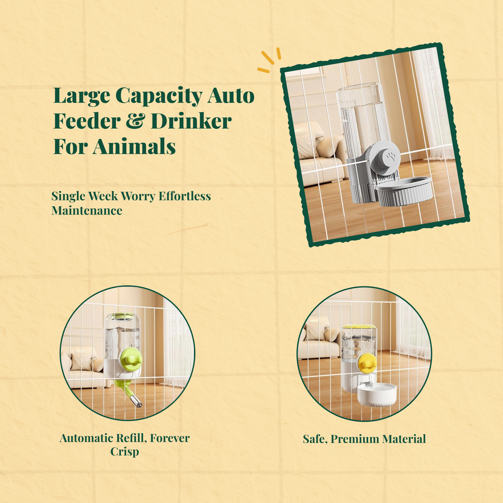 Leakproof dog water bottle for cages