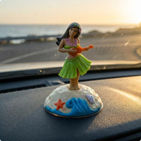 Hawaiian Dance Performer Dashboard Ornament Leis Necklace Vehicle Decoration 3M