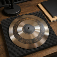 13.5-Inch Cymbal Concentric Bands Bronze Cymbal Polished Areas