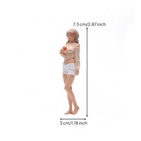 Hand-Painted Miniature Figurine Full Body Hand Painted Miniature Smooth Figure Finish Display Piece