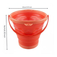 7 Pieces Collapsible Beach Pail Set Creative Molds for Sandbox