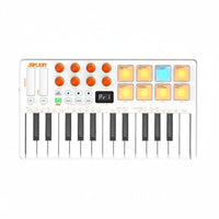 25-Key Keyboard Controller Illuminated Pads 25 Key Midi Keyboard