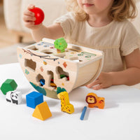 Educational Sorting Toy Reasoning Training Wooden Shape Sorting Toy