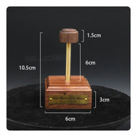 1/6 Figure Stand Detachable Wooden Display Base Adjustable Height for Hobby Fans