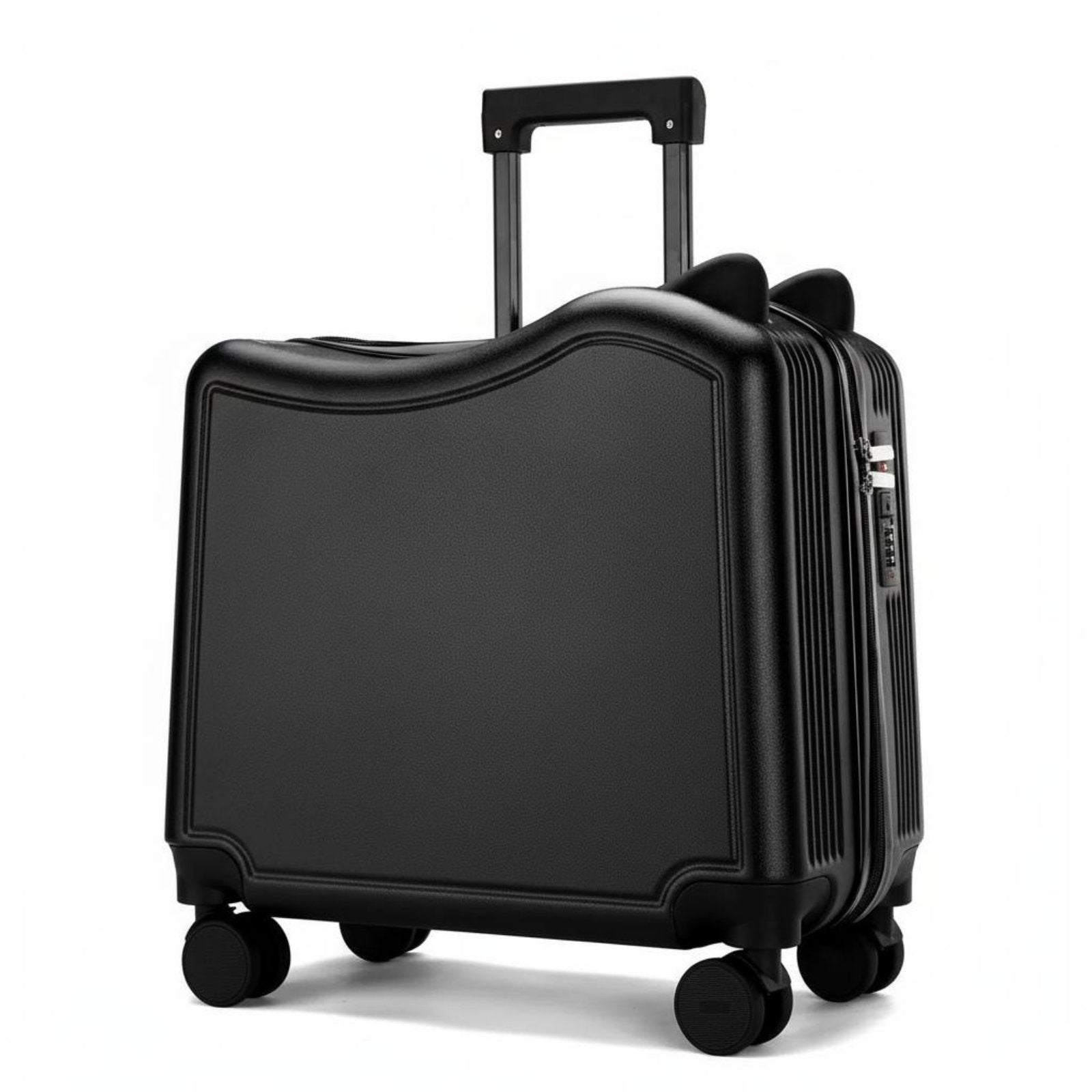 Sit-on Suitcase Rotating Wheels Sit-on Trolley Case Lightweight Kids Rideable Luggage for Young Children, Vacation, Airport