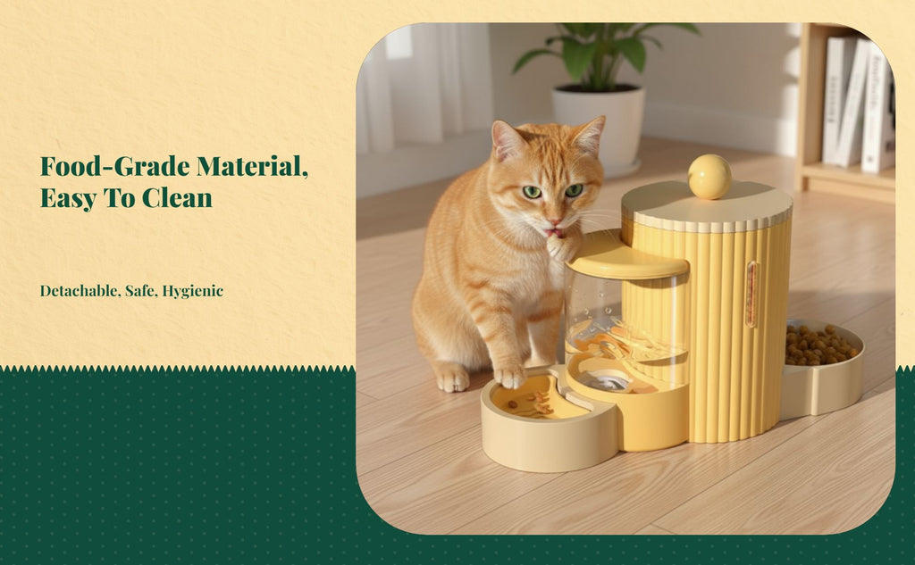 Automatic water dispenser cat bowl