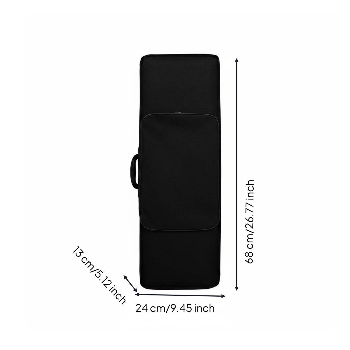 Waterproof Violin Case Large Capacity Rectangle Violin Case Shockproof Musical Accessory for Beginners