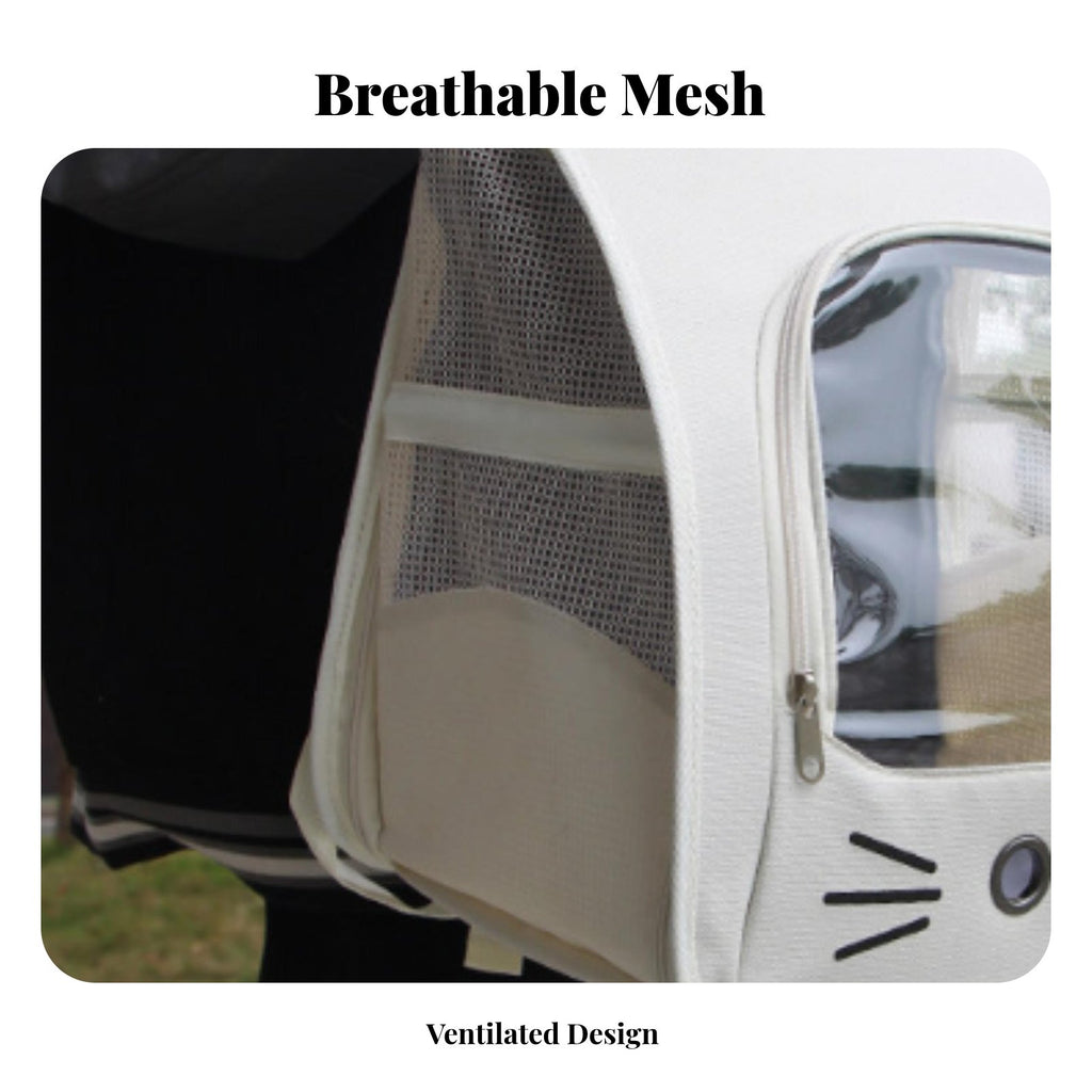 Space Capsule Pet carrierpack Breathable pet transporter Handshandshandsunrestricted for feline Owners