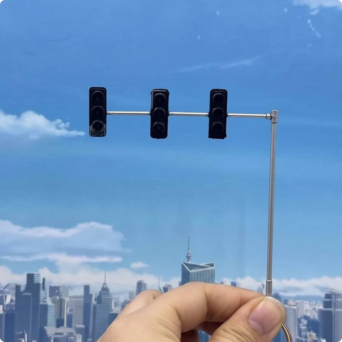 HO Scale Traffic Light DIY Road Sign Realistic Design