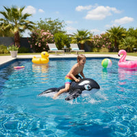 Cetacean Rideable Creature Shape Orca Ride Ride-on for Swimming