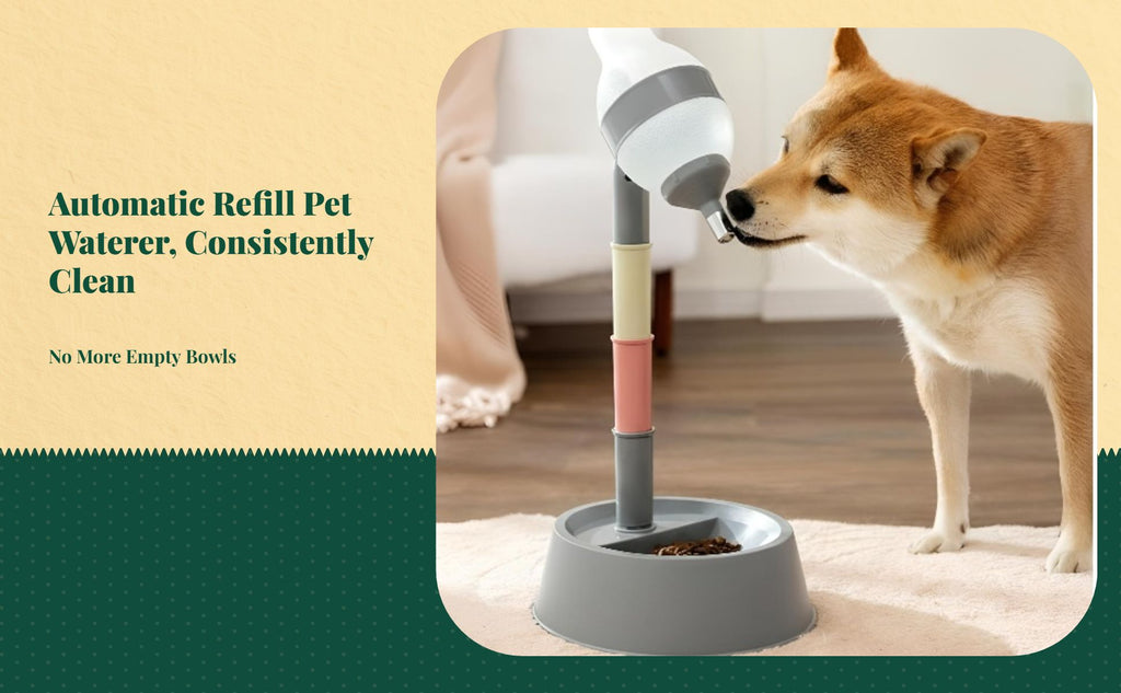 Wall-mounted automatic pet waterer