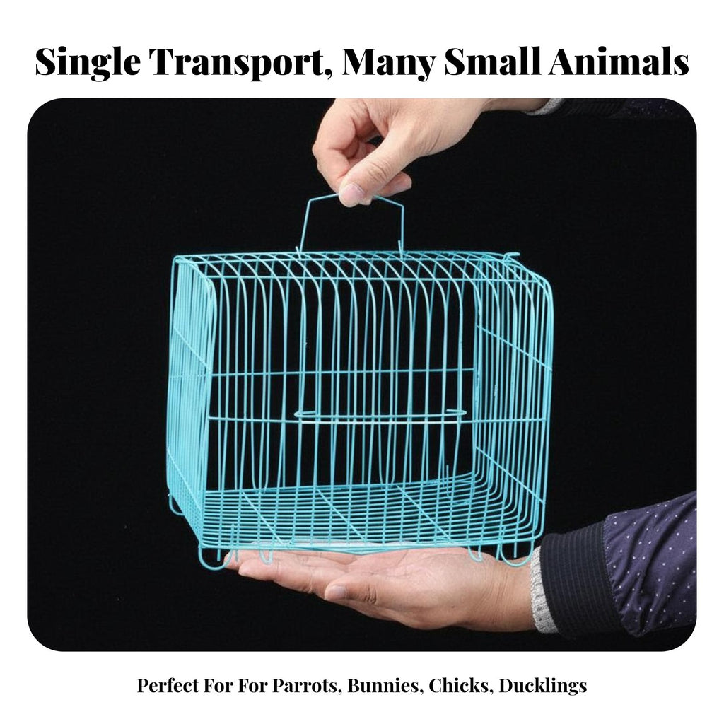 50 Pieces Hand-Held Chick enclosure Portable livingstock Crate Stackable for Farm, &fairplace