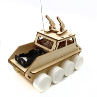 Wireless-Control Armored Car Turret-Like Top Wireless Control Car Assembly Kit