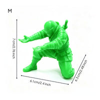 Shadow Warrior Figurine Sculpted Details Crouching Shadow Warrior Figure Blade