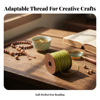 Non-Elastic Cord, Tassel End, For Buddha Beads, Macrame & Jewelry