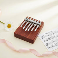 5-Note Thumb Piano Educational Mellow Sound Wood Thumb Piano for Beginners, Learning, Travel