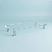 Acrylic Monitor display riser Stand Ergonomic Height Clear Display Riser Tool Setup Desk Accessory for Office