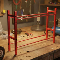 RC Car Wheel Display Rack Simulation Scene Decoration 1/10 Scale Wheel Stand Space-Saving Multi-Tier Model Car Shelf for Workshop