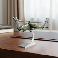 Z-21 Attack Helicopter Model High Detailed 1:48 Scale Helicopter Model Collectible Gift for Collectors