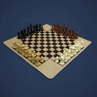 4 Player Chess Set Educational 3 Player Chess Set for Children