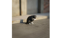 1:64 Feline Model Collectible Home Decor Hand-Painted for Miniature Scene