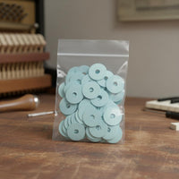 100 Pieces Piano Paper Washers Assorted Thicknesses for DIY Hobbyists