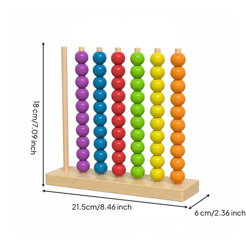 Color Sorting Bead Board Fine Movement Skills Educational Counting Beads