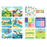 Mystical Wet Drawing Book 3+ Age Water Coloring Book Stickers Included Early Learning Toy for Kids, Preschoolers, Travel, Car Rides