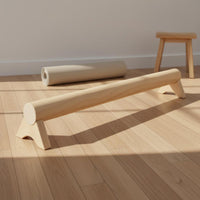 Wooden Balance Beam Simple Modeling Kids Gymnastics Training Beam for Home Gym