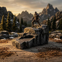 Rock Mountain Display Base Handmade Rocky Display Base PVC