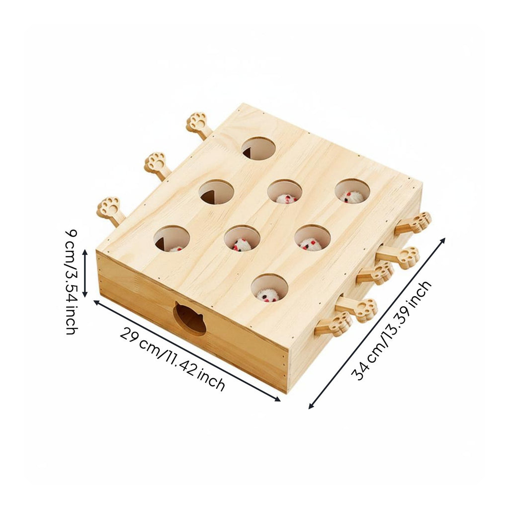 Whack-a-Rodent Cat Toy Sturdy Whack a Rodent Cat Toy Gift Idea for Cats