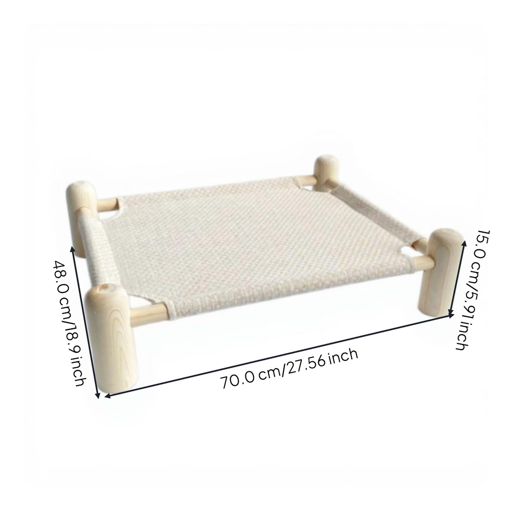 Elevated Dog Bed, Breathable Mesh, Non-Slip, Indoor/Outdoor