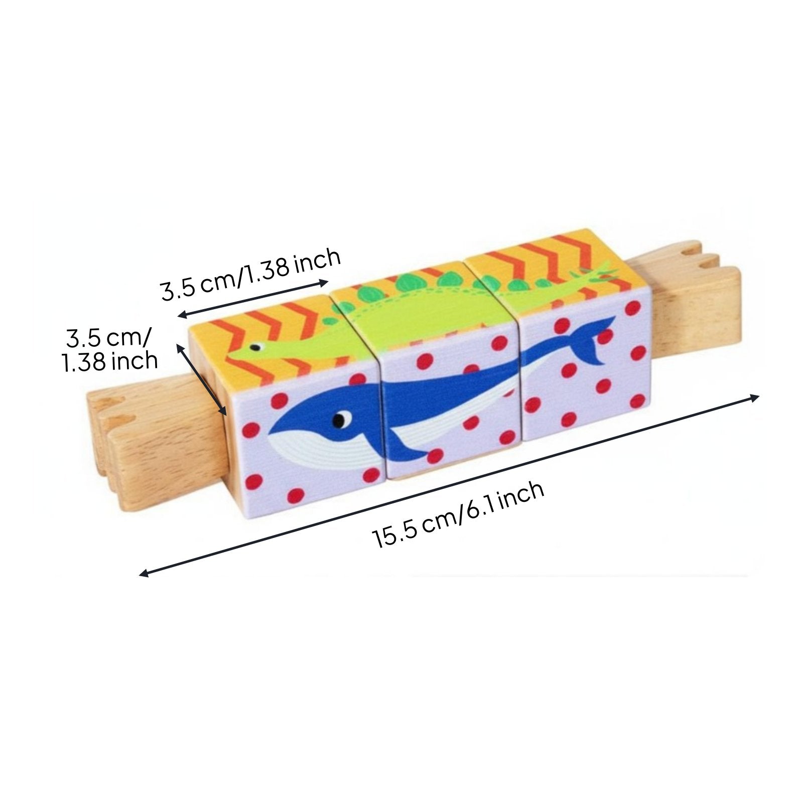 Rotating Block Puzzle 360° Rotation Twist and Match Puzzle Toy Educational Rotate and Twist Blocks for Young Children, Preschoolers