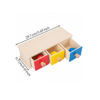 Object Permanence Box Focus Training Child Coin Box Toy Polished And