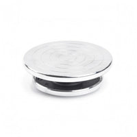 Sculpting Turntable Aluminum Alloy Pottery Turntable Silver Finish for Crafting