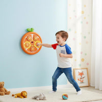 Kids Music Boxing Machine Adjustable Speed Bear Shaped Punching Toy for Home