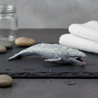 Gray Marine Mammal Figurine Solid Sea Creature Figure Educational for Collection