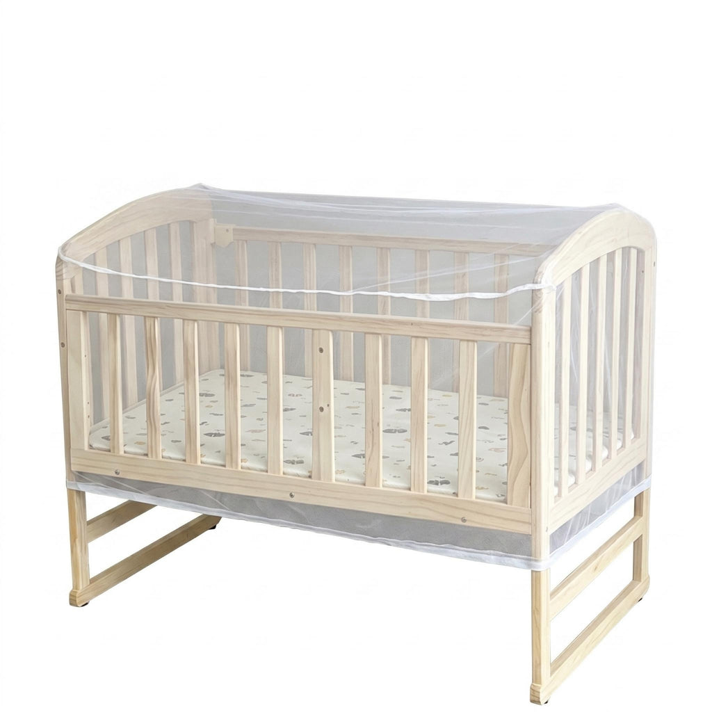 Baby Crib Net Lightweight Baby Cover White