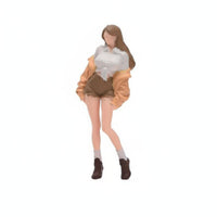 1/64 Scale Figurine Display Piece 1:64 Scale Figurine Realistic Details Garage Scene Figure
