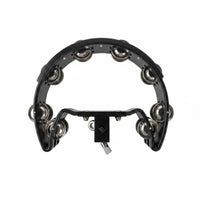 Handheld Tinkle Rhythm Instrument Metal Jingling Discs Mounted Hand Tinkler