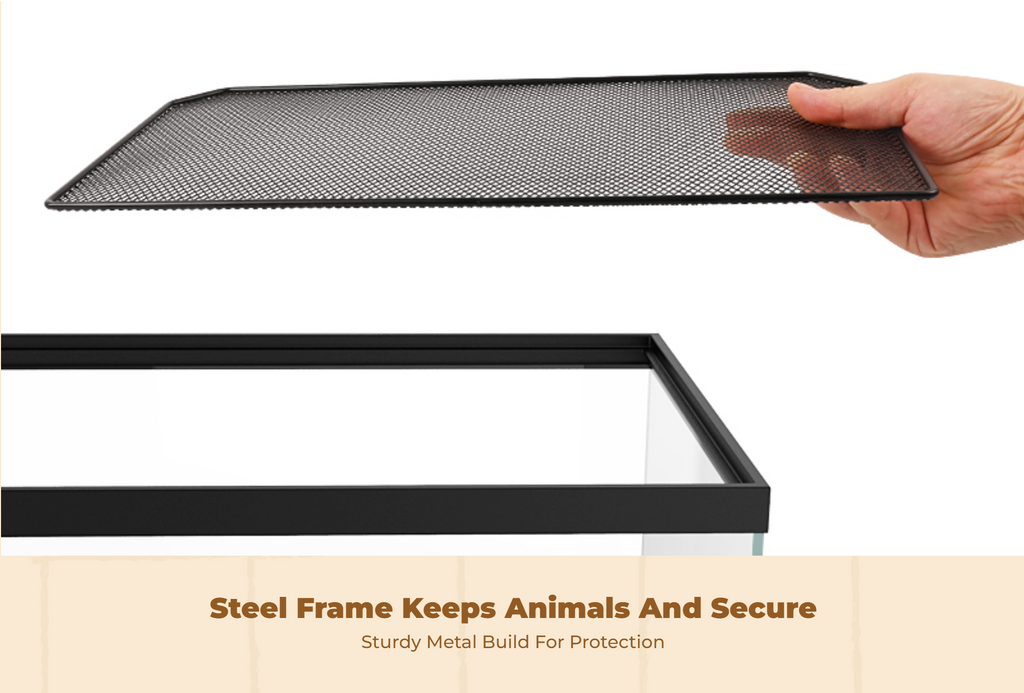 Turtle mesh cover prevents escapes