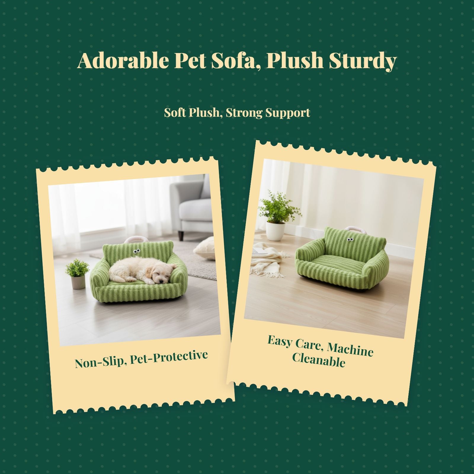 Washable calming bed for small pets