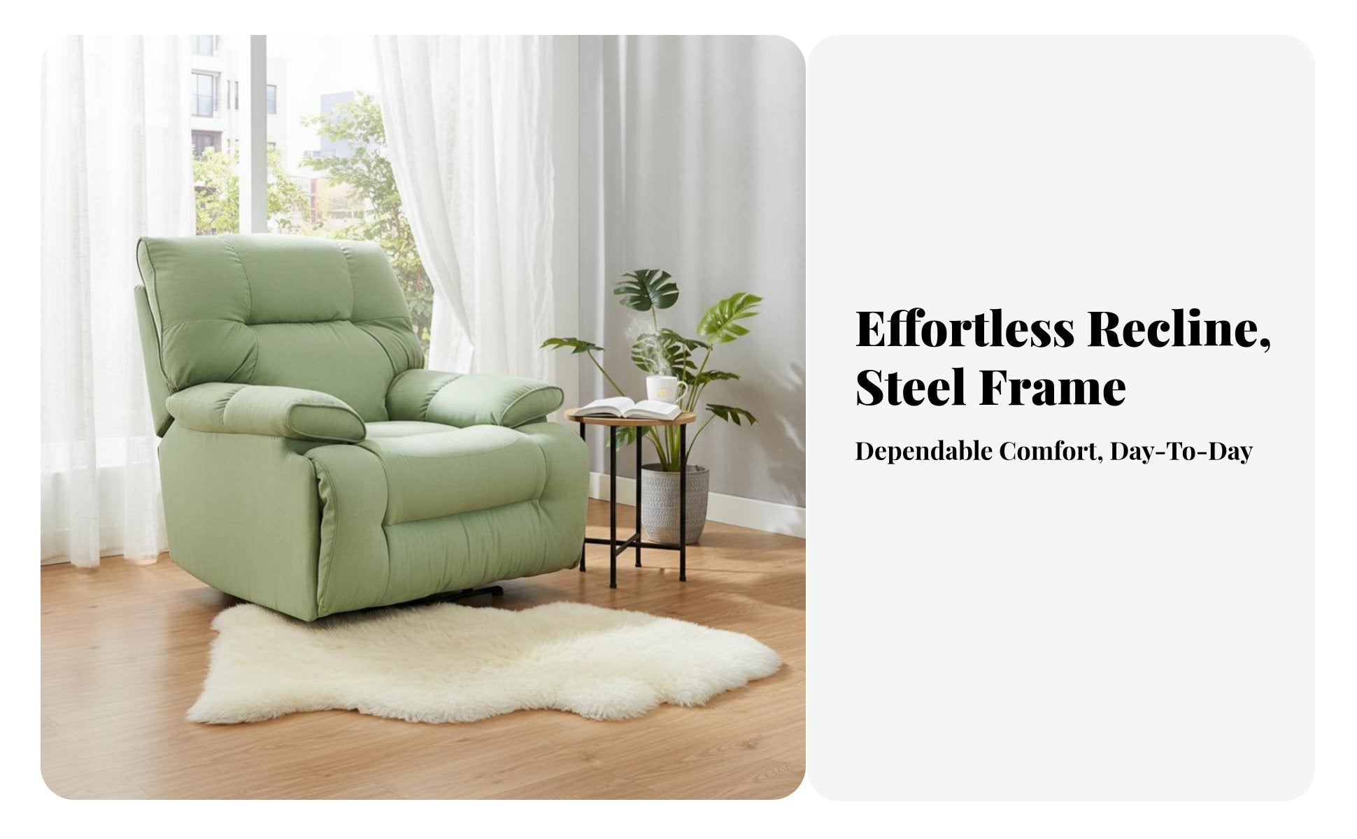 Cushion-LikeLike Design Electric pivot Recliner Gentle Rocking Motion pivot rocking recliner Power Reclining Living Room Furniture Er& movenomic Support for Seniors, Parents, New Mothers, Bedroom, perusing corner, Home available inice, Nursery
