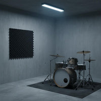 Sound Absorbing Fireproof Padding Retardant Self Soundproof Soundproofing Material for Drum Room, Audio Studio, KTV