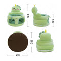 Soft Baby Sofa Spine Support High-Back Baby Sofa Sit up Chair Anti-Fall Design Stuffed Creature Chair Skin-Friendly for Toddlers