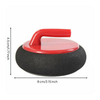 Iceless Floor Curling Set Sleek Sliding Portable Curling Game for Party, Family