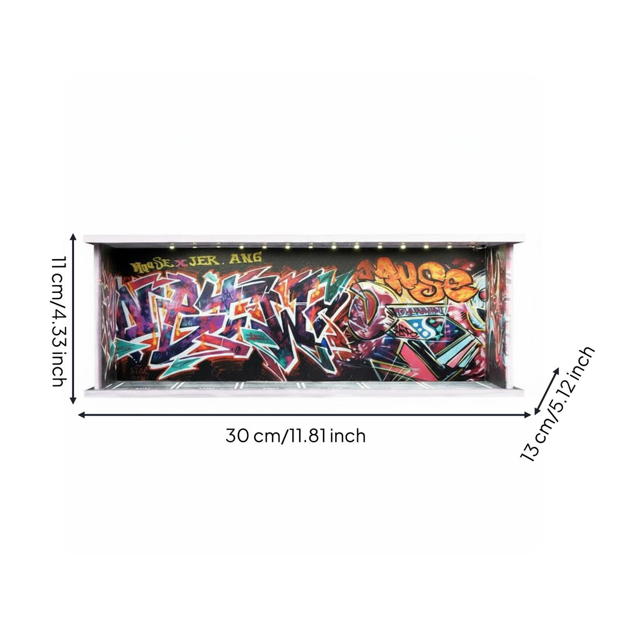 1:64 Parking Garage Display Scene Clear Acrylic Collectible Accessory Dust